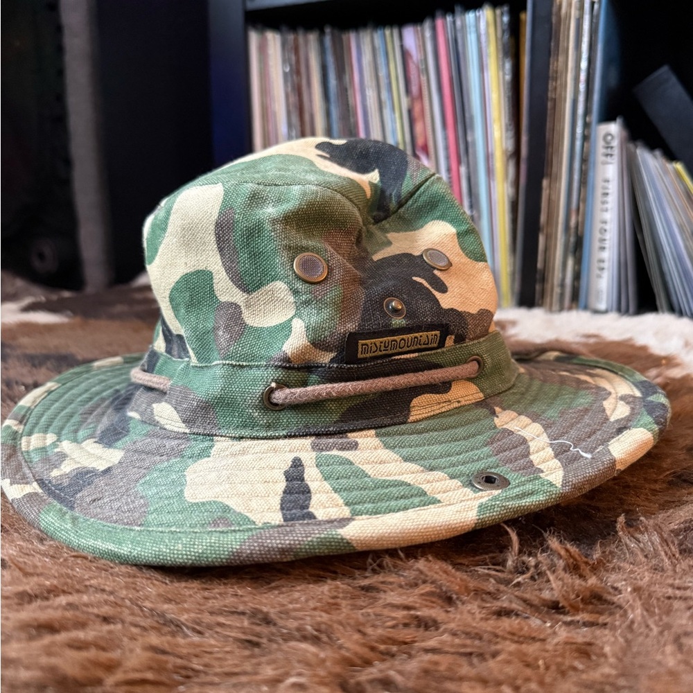 Cool Old Misty Mountain Bucket Hat